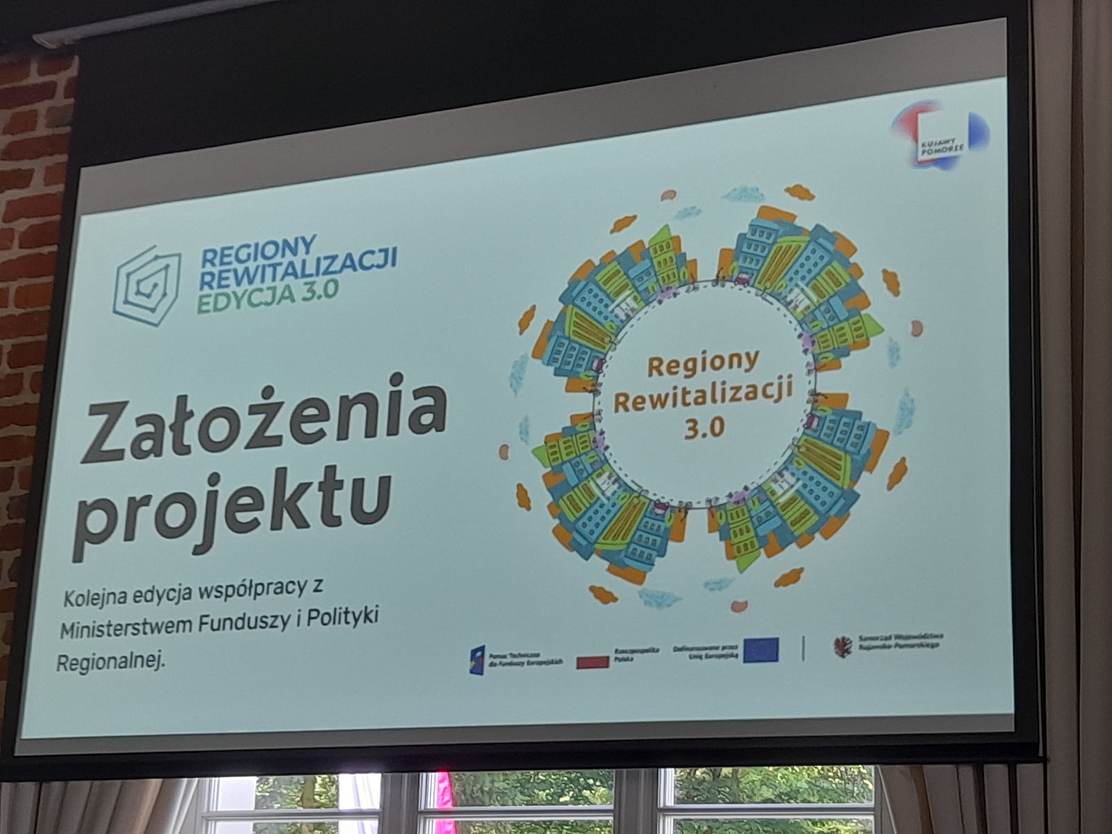 Slajd otwierający Konferencję Regiony Rewitalizacji